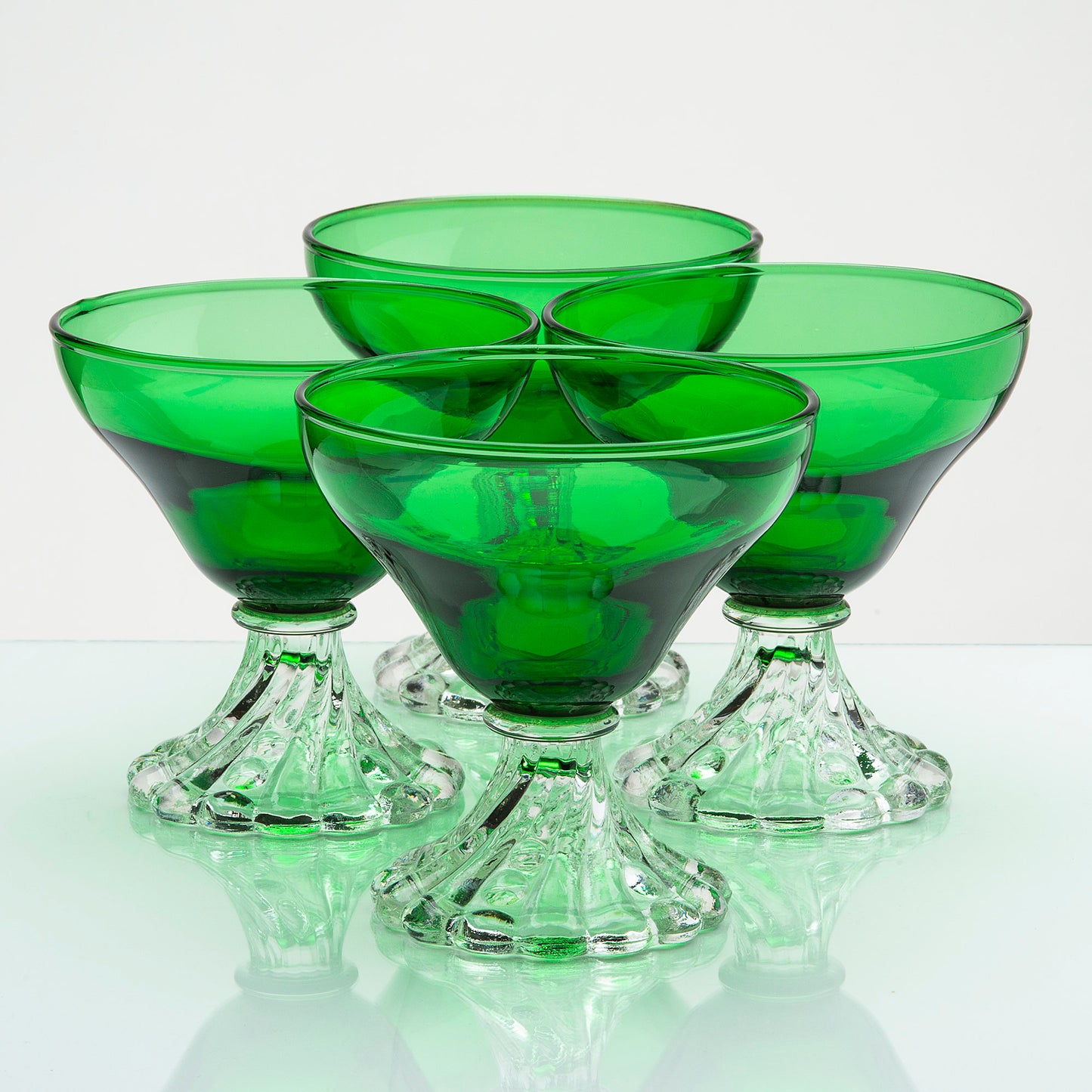 Anchor Hocking Inspiration "Burple" Champagne Coupes - Set of 4