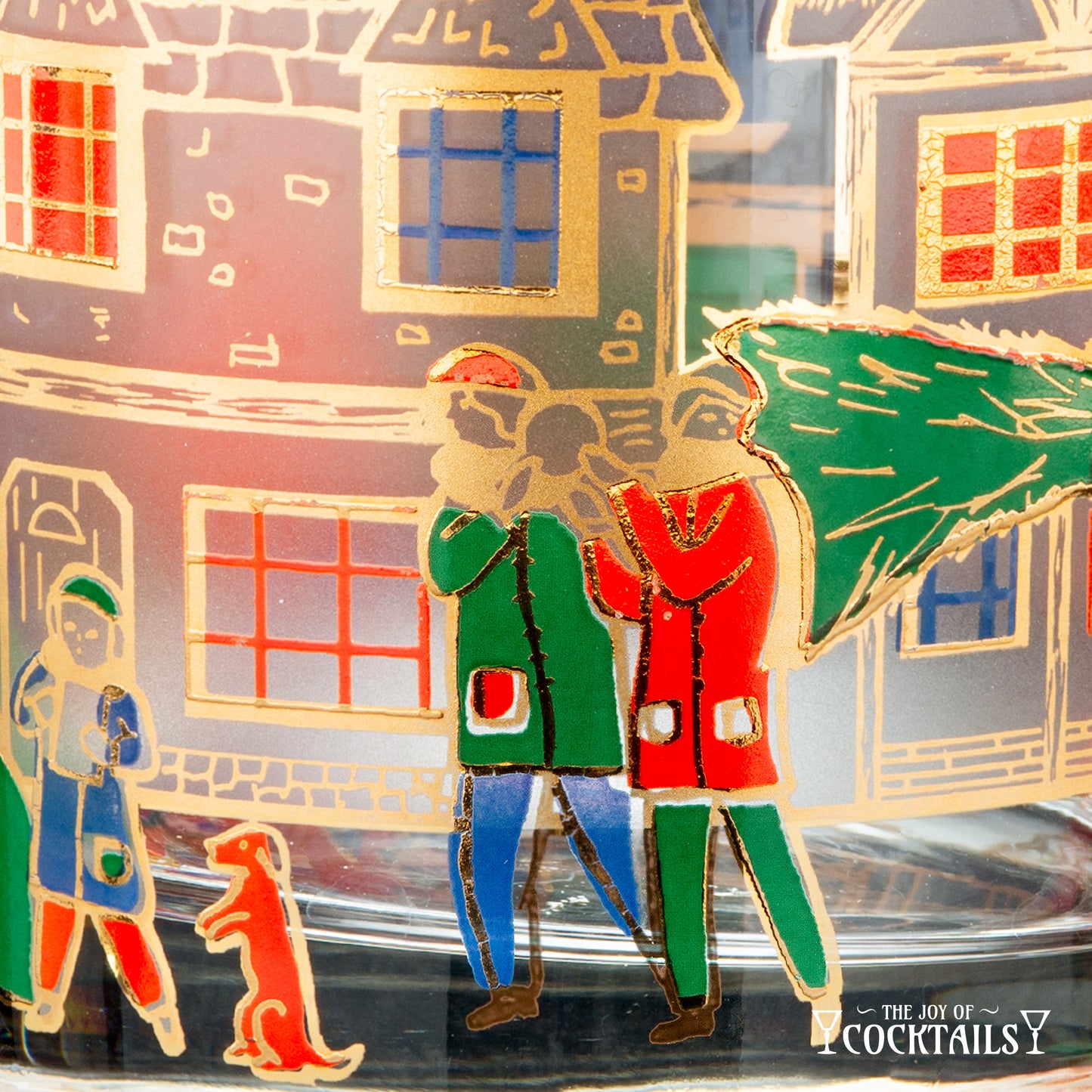 Victorian Christmas Scene by Culver - SET OF 2*