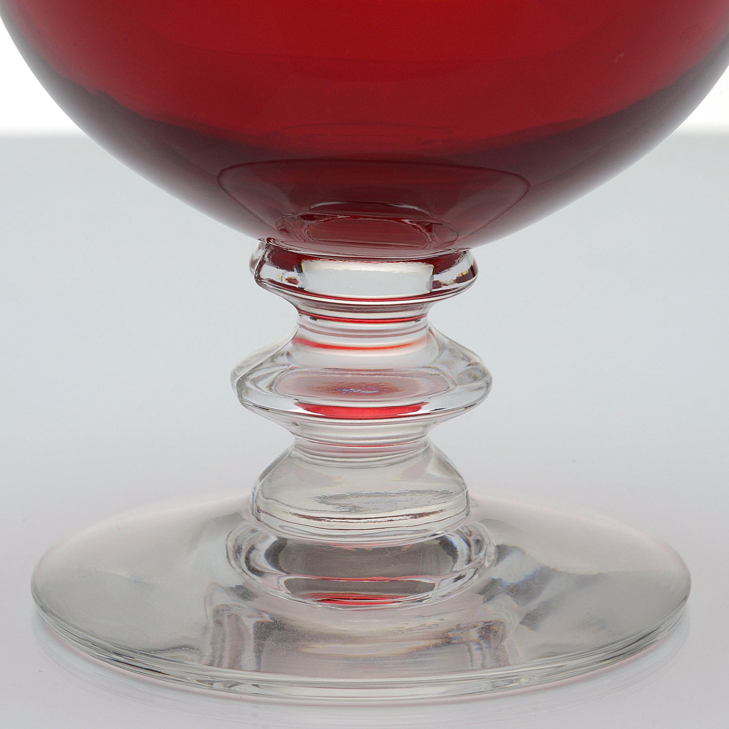 Morgantown Radiant Ruby Coupes - Set of 4