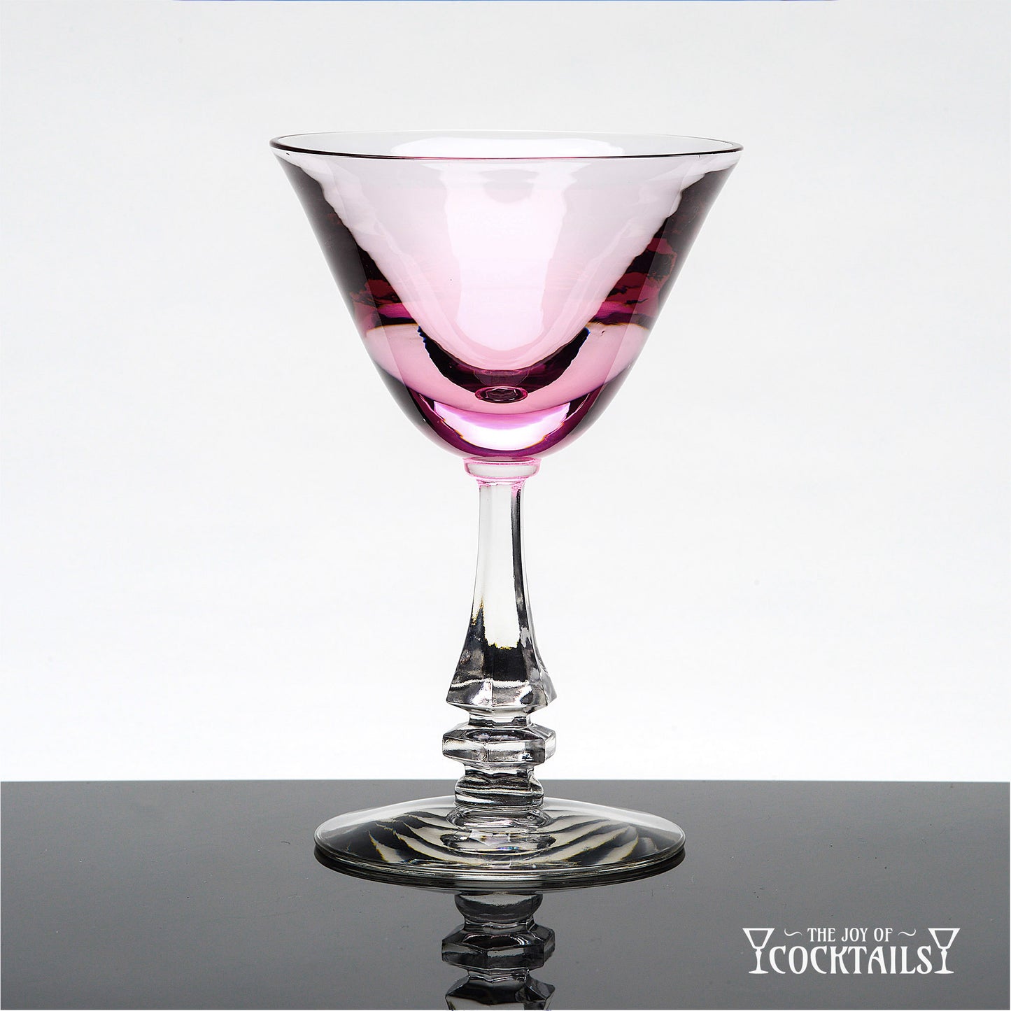 Tiffin-Franciscan Wistaria Pink, Stem #17477, Sold as a Pair