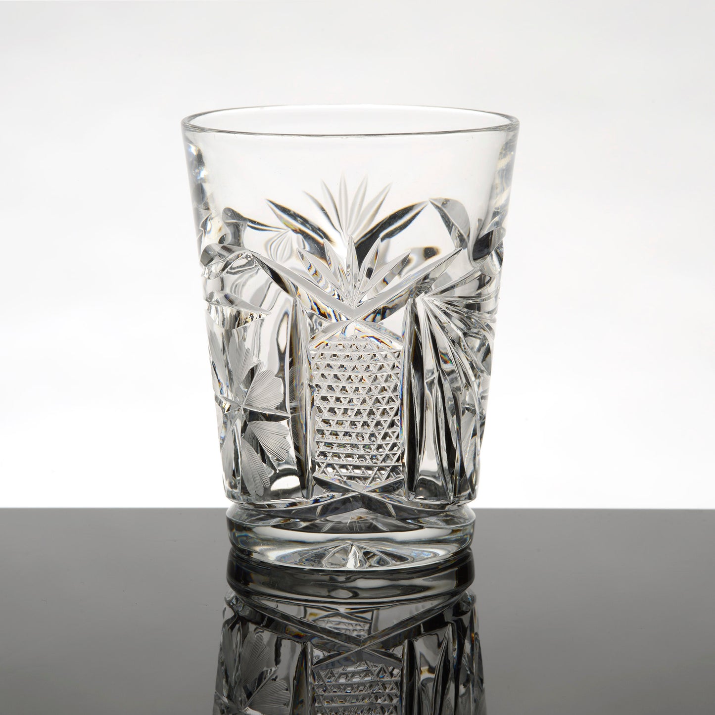 American Brilliant Cut Glass Whiskey Tumblers