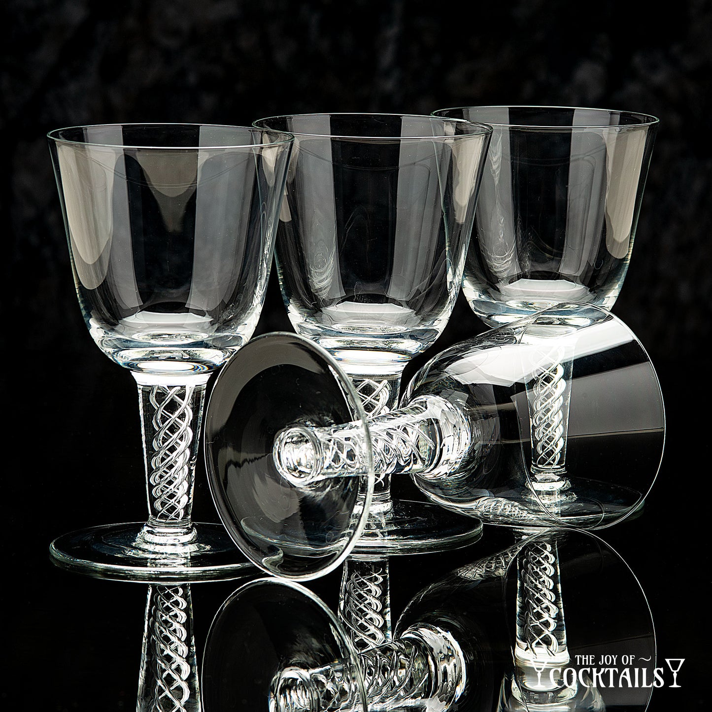 Air Twist Stem Cocktail Glass - Sold as a Pair