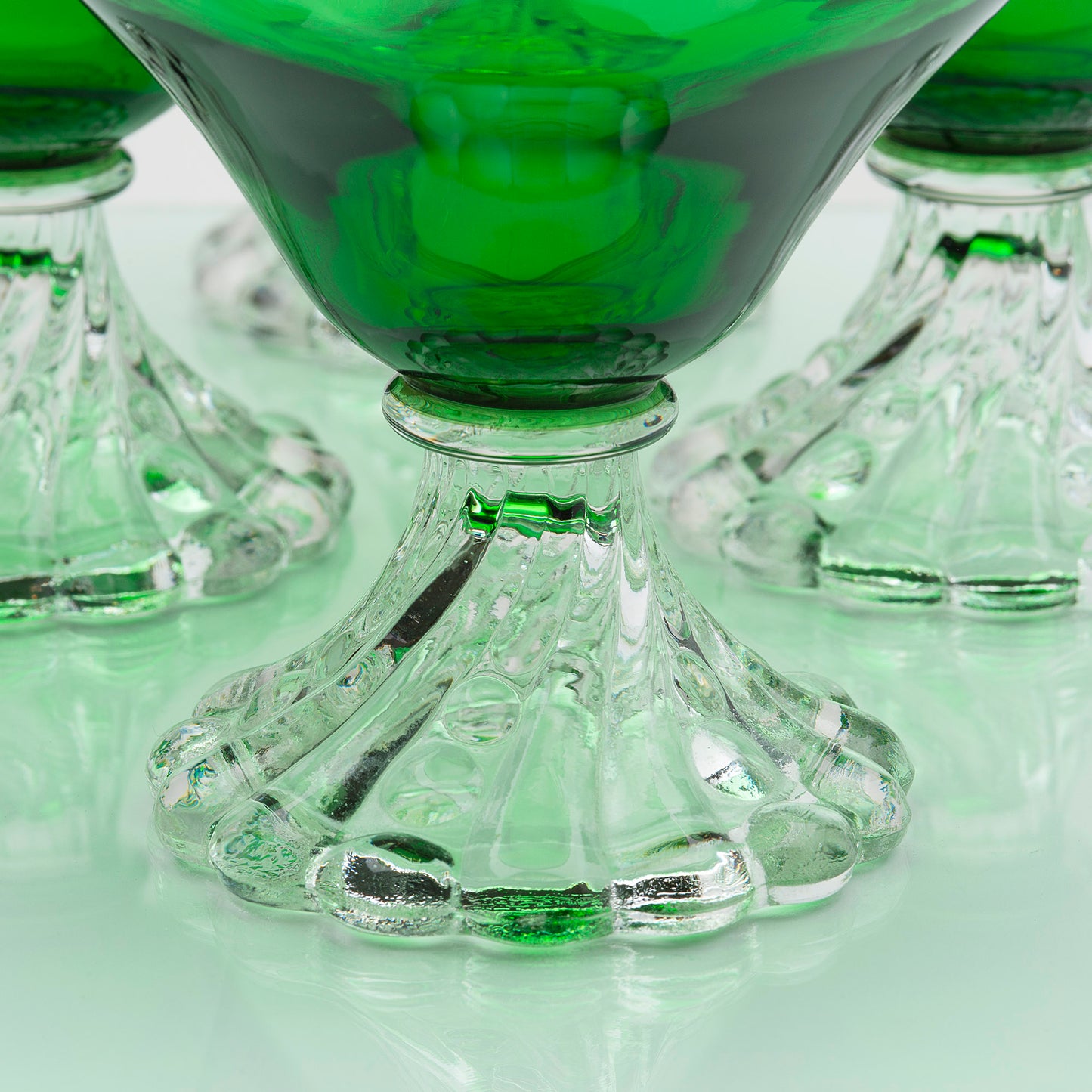 Anchor Hocking Inspiration "Burple" Champagne Coupes - Set of 4